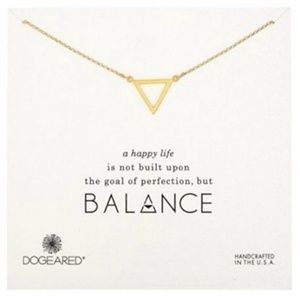 Dogeared Balance Open Triangle 18" Necklace